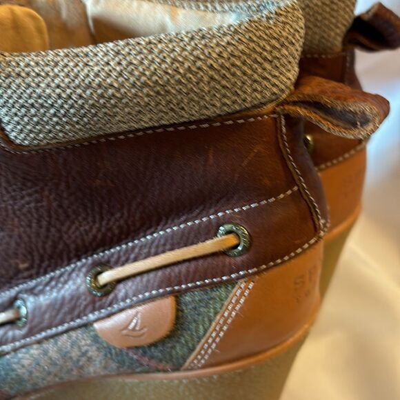 SPERRY top-siders Bailey brown leather wedge leather laces - Picture 11 of 12
